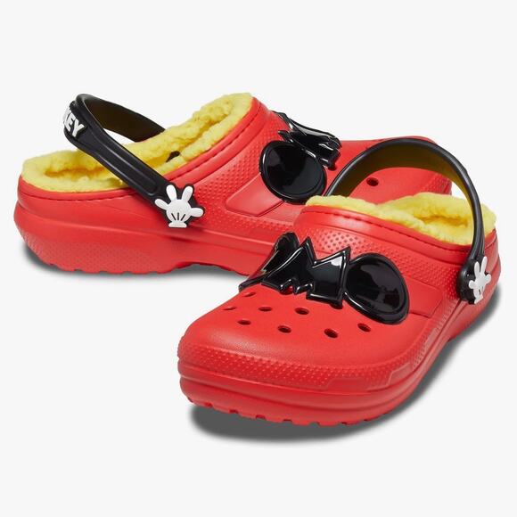 CROCS | Shoes | Crocs Classic Lined Disney Mickey Mouse Clog  Crocs unisex-child Classic Lined Disney Clogs, Mickey NWT